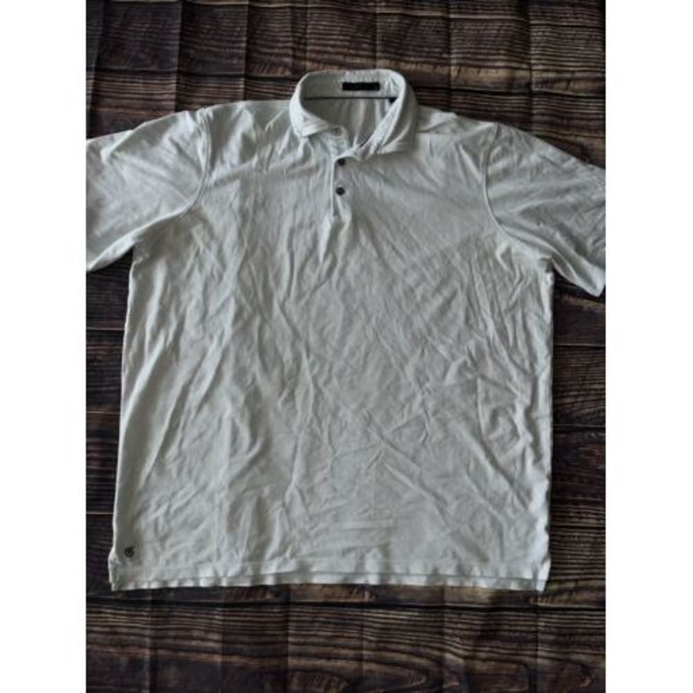 Greyson Short Sleeve Polo Shirt Light Gray Men Size XXL 2XL Fox Logo - Picture 5 of 5